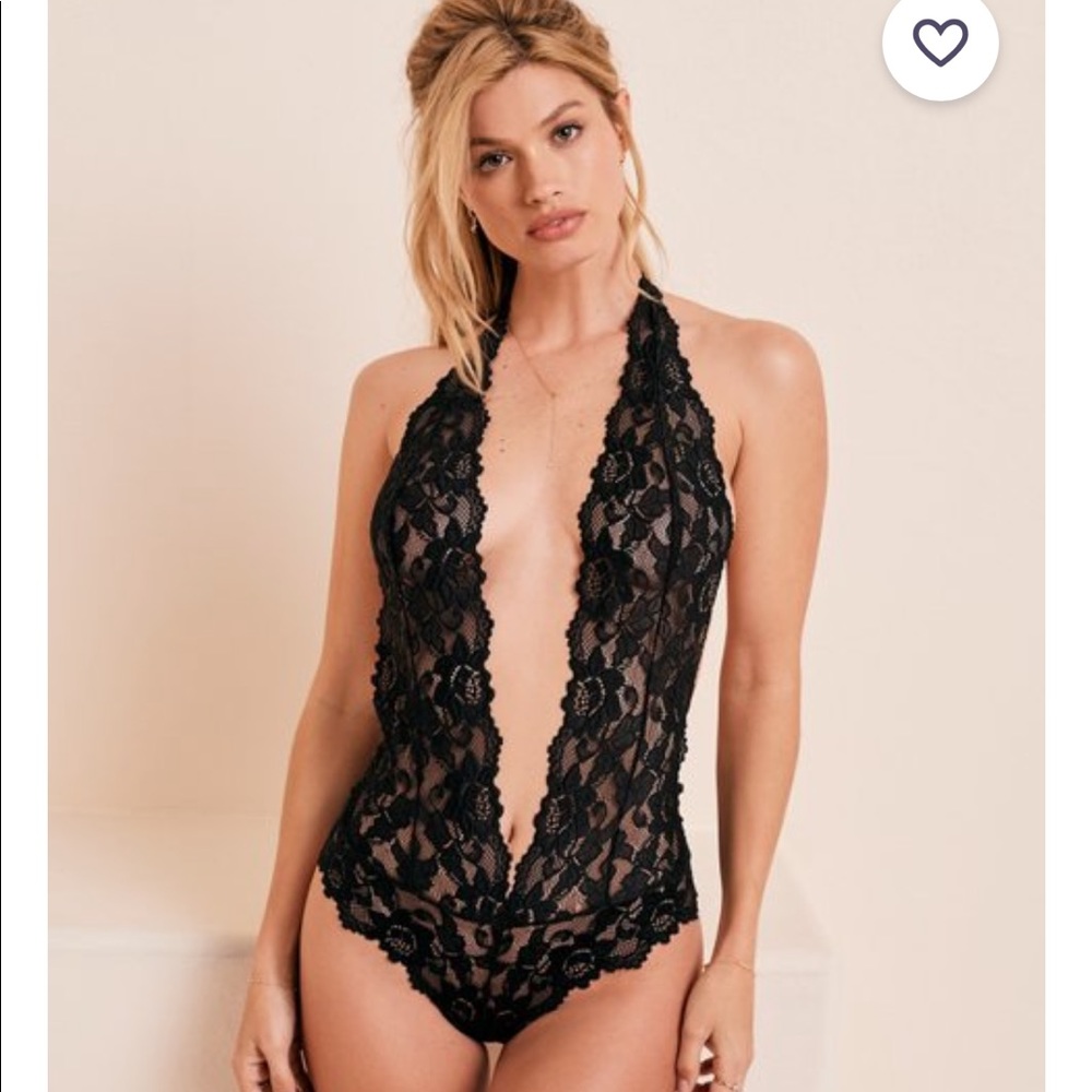Lace body suit lingerie